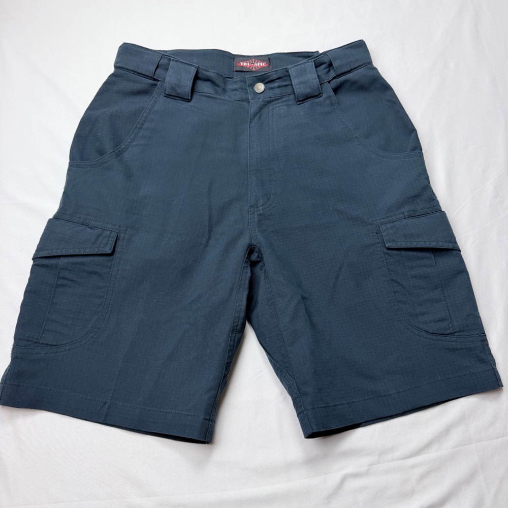 Men's Tactical Cargo Shorts in Dark Navy — Durable